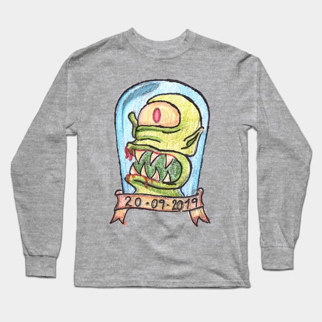 Kang Area51 Long Sleeve T-Shirt by AkiYami